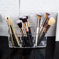 ELMAS Transparent Lipstick Acrylic Makeup Brush Storage Box - Al Masam Stationery LLC