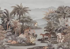 ELMAS Custom Southeast Asian Rainforest Mural Wallpaper - Al Masam Stationery LLC