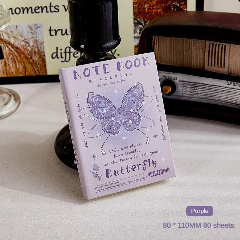 ELMAS High-Grade Butterfly A7 Portable Notebook for Students - Al Masam Stationery LLC