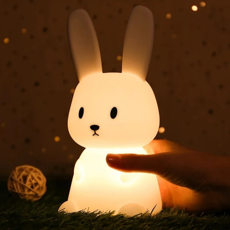 ELMAS Cute Rabbit Touch Sensor LED Night Light for Kids - Al Masam Stationery LLC