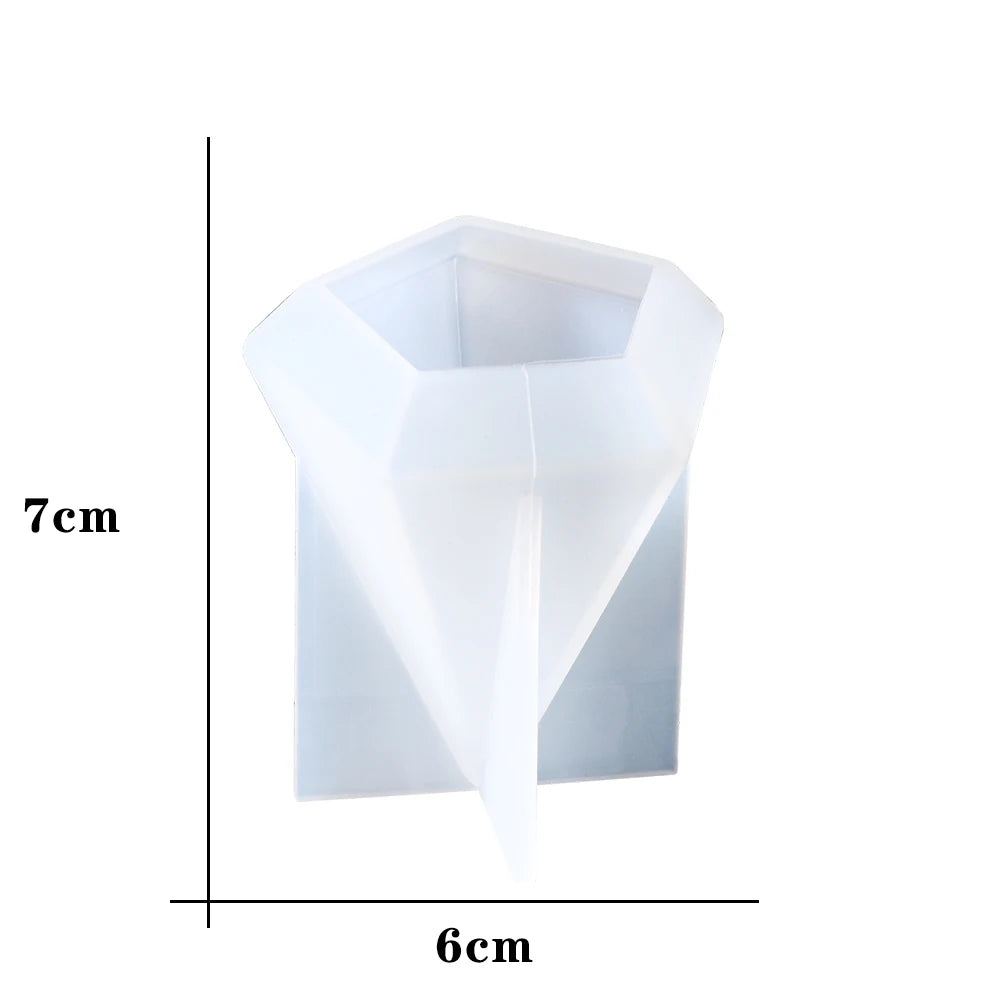 ELMAS Triangle Pyramid Silicone Mold for DIY Jewelry Crafts - Al Masam Stationery LLC