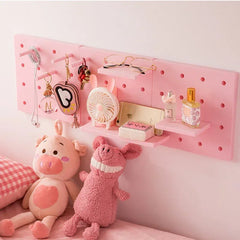ELMAS Punch Free Pegboard Wall Organizer for Home Decor - Al Masam Stationery LLC