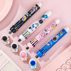 ELMAS Colorful Cartoon Astronaut Ballpoint Pens Set