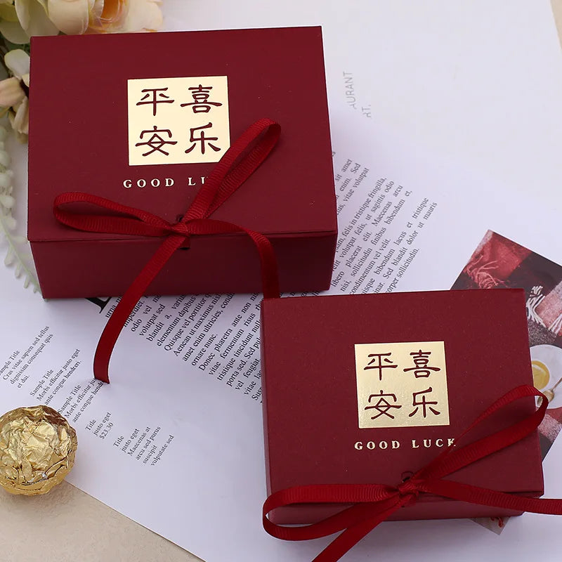 ELMAS Golden Rose Wedding Favors 10-100 Pcs Candy Box - Al Masam Stationery LLC