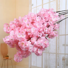 ELMAS Elegant Cherry Blossom Silk Branch Decor