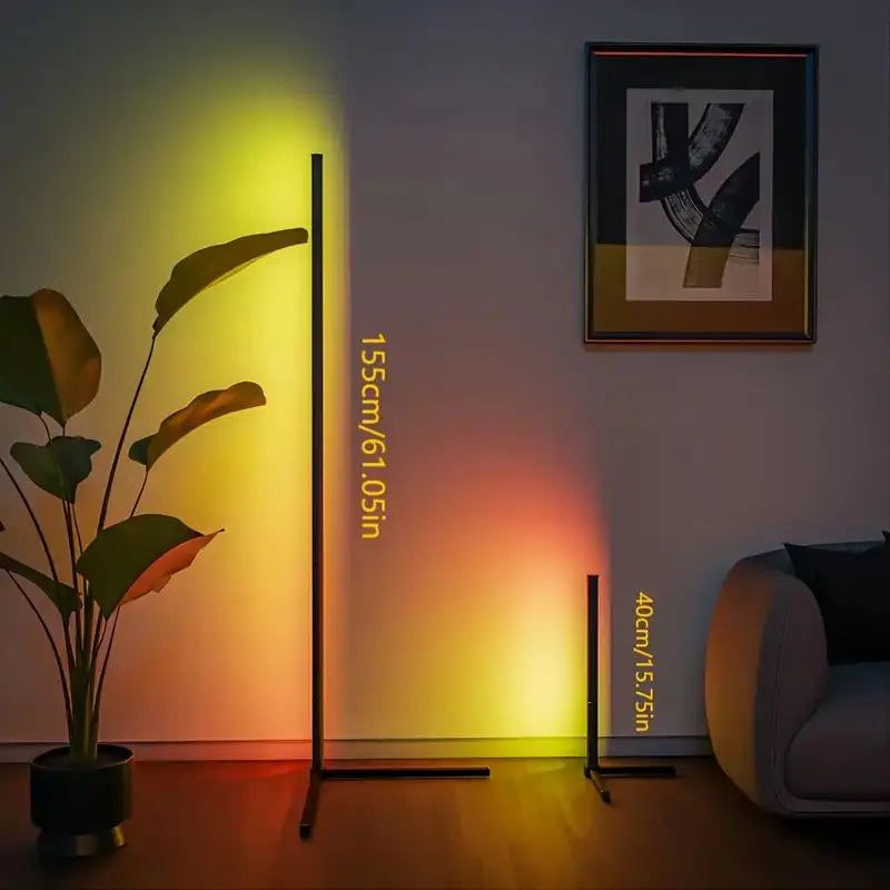 ELMAS Color-Changing Music Sync Floor Lamp 155CM - Al Masam Stationery LLC