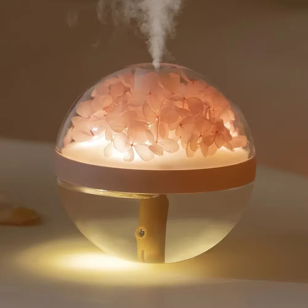 ELMAS 270ML USB Rechargeable Air Humidifier With LED Light - Al Masam Stationery LLC
