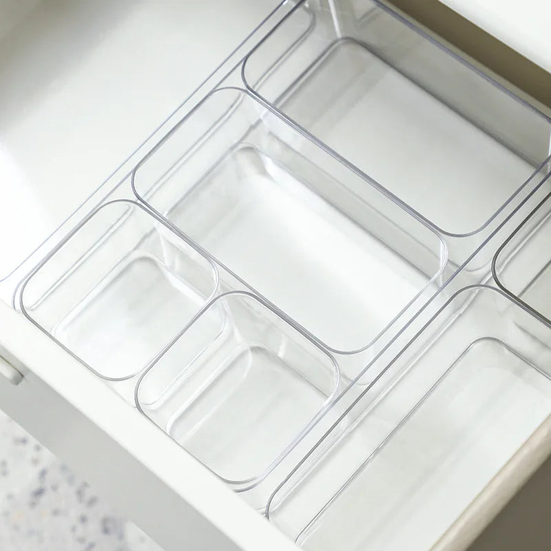 ELMAS Clear Multi-Purpose Storage Organizer Box - Al Masam Stationery LLC