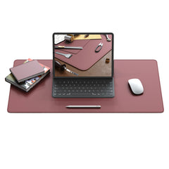 ELMAS Premium Dual-Sided Cork & Leather Mouse Pad