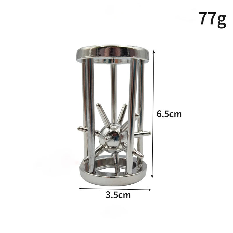 ELMAS Lock Puzzles Classic IQ Metal Brain Teaser Game - Al Masam Stationery LLC