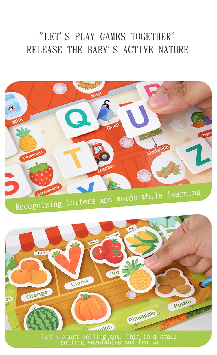 ELMAS - Montessori Baby Busy Book My First Quiet Book - Al Masam Stationery LLC