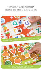 ELMAS - Montessori Baby Busy Book My First Quiet Book