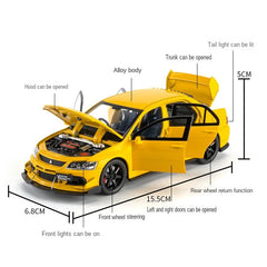 ELMAS 1:32 Lancer Evolution Metal Diecast Car Model - Al Masam Stationery LLC