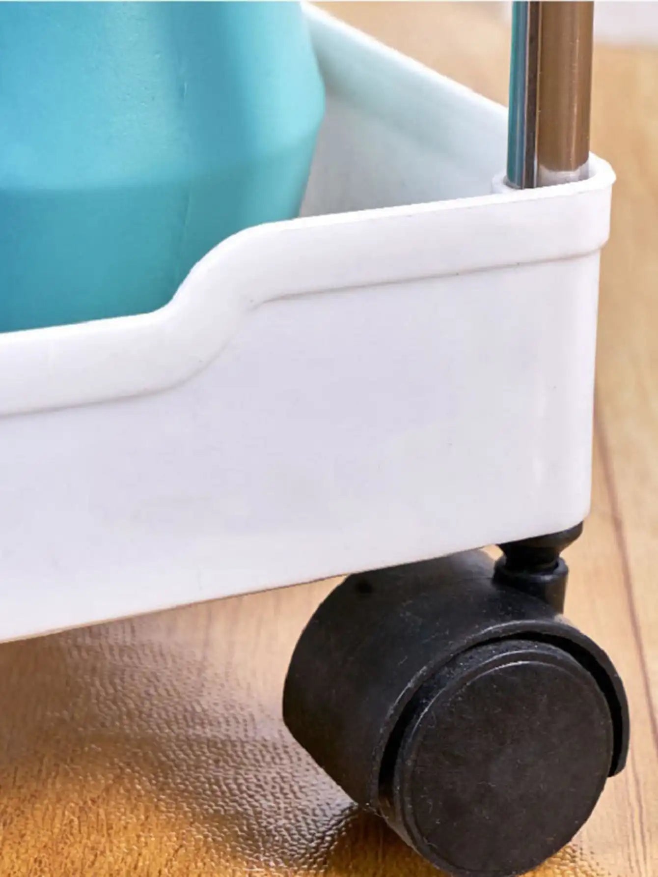 ELMAS 1pcs 3/4 Tier Rolling Utility Cart Storage Shelf - Al Masam Stationery LLC