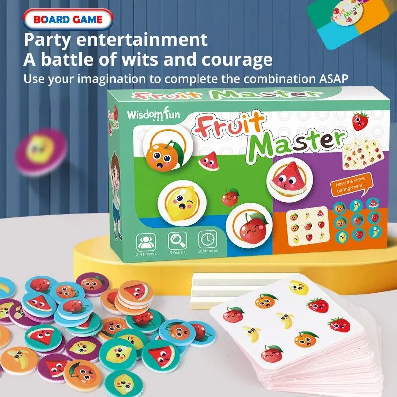 ELMAS Kids Educational Fruit Master Color Matching Game - Al Masam Stationery LLC
