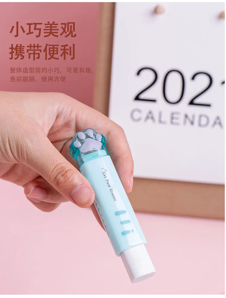 ELMAS Adorable Cat Paw Rubber Eraser for Fun Corrections - Al Masam Stationery LLC