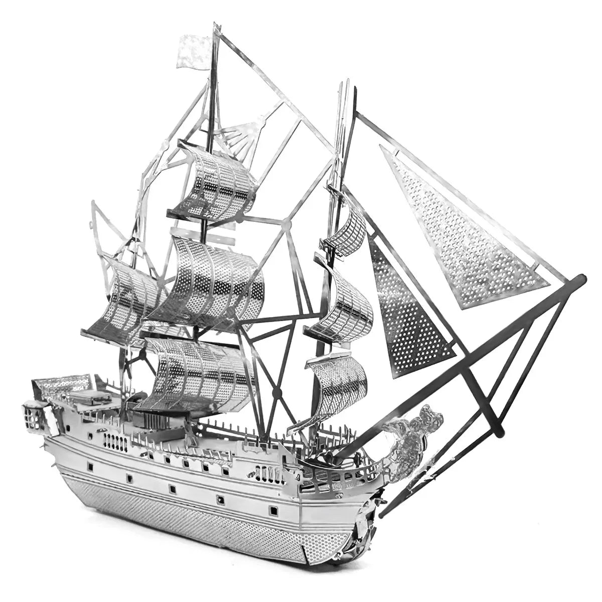ELMAS Black Pearl Pirate Ship 3D Metal Puzzle Kits - Al Masam Stationery LLC