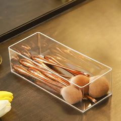 ELMAS Clear Acrylic Makeup Layered Storage Box Compartment - Al Masam Stationery LLC