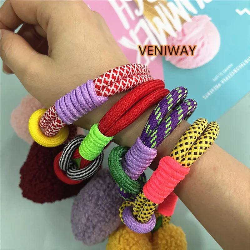 ELMAS Heart Plush Keychain with Colorful Lanyard - Al Masam Stationery LLC