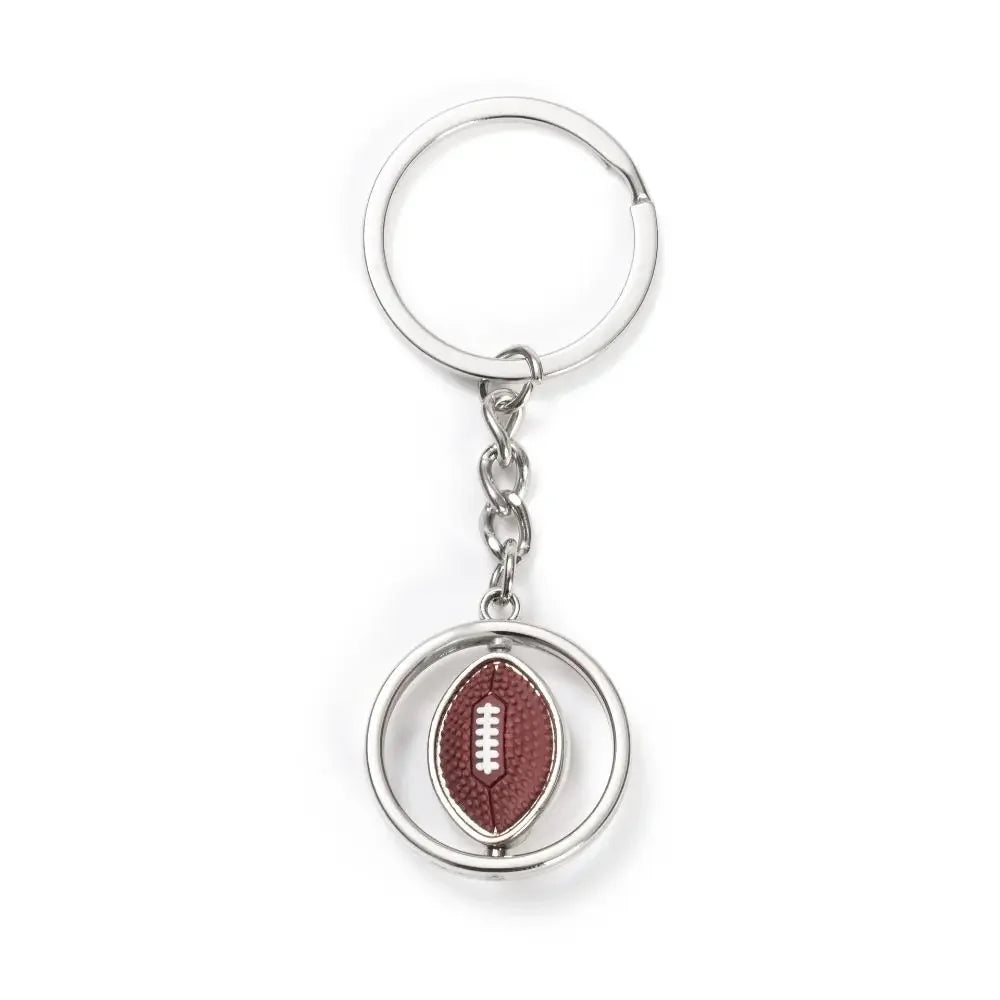 ELMAS Trendy Leather Football Keychain for Sports Lovers - Al Masam Stationery LLC