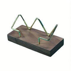 ELMAS Wooden Business Card Box Desk Organizer Office Decor - Al Masam Stationery LLC