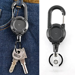 ELMAS Sporty Retractable Anti-Theft Keychain