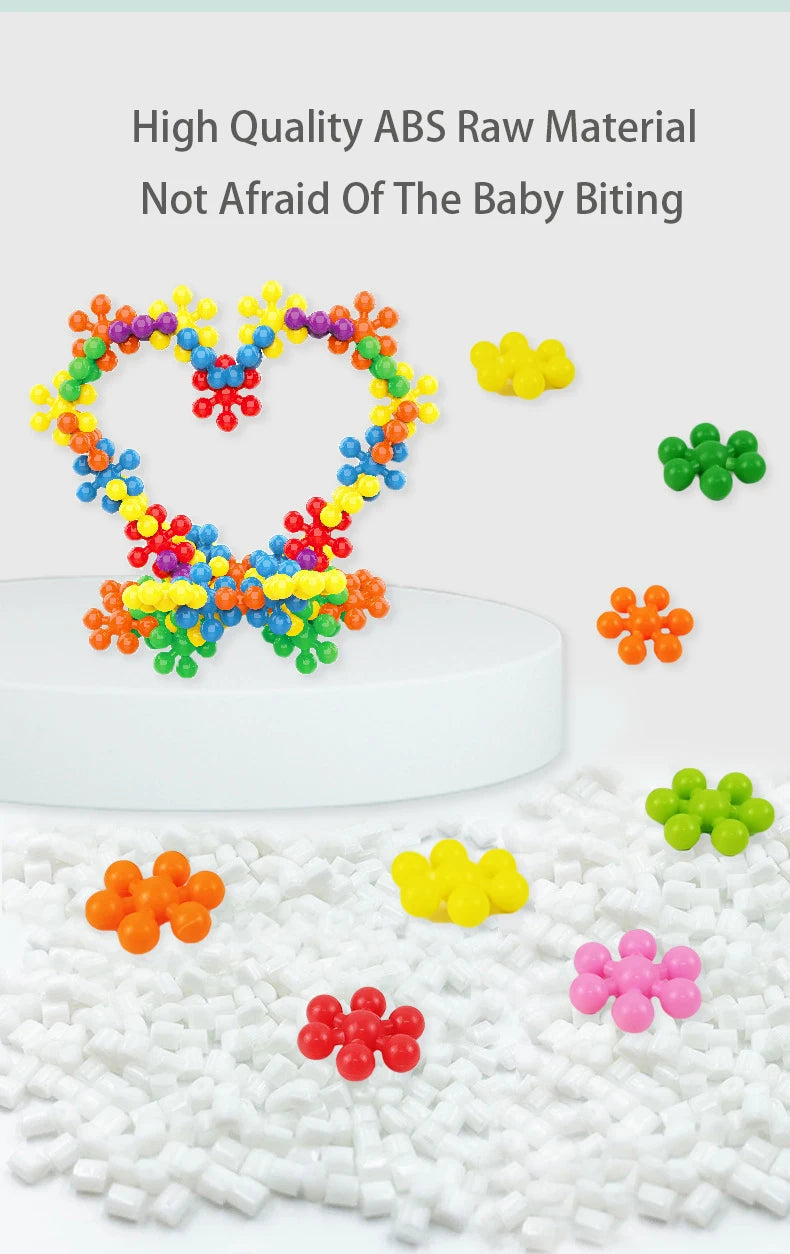 ELMAS Colorful Plum Blossom Building Blocks for Kids - Al Masam Stationery LLC