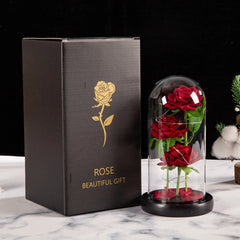 ELMAS Elegant LED Galaxy Rose Trio - Perfect Gift!