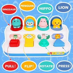 ELMAS Interactive Activity Pop Up Toy for Baby Learning