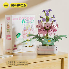 ELMAS Creative Flower Bonsai Building Block Set