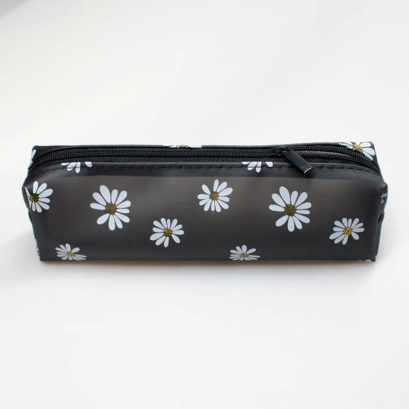 ELMAS Kawaii Daisy Transparent Pencil Case for Students - Al Masam Stationery LLC