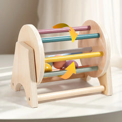 ELMAS Montessori Toys Wooden Object Permanence Box 5 in 1 - Al Masam Stationery LLC