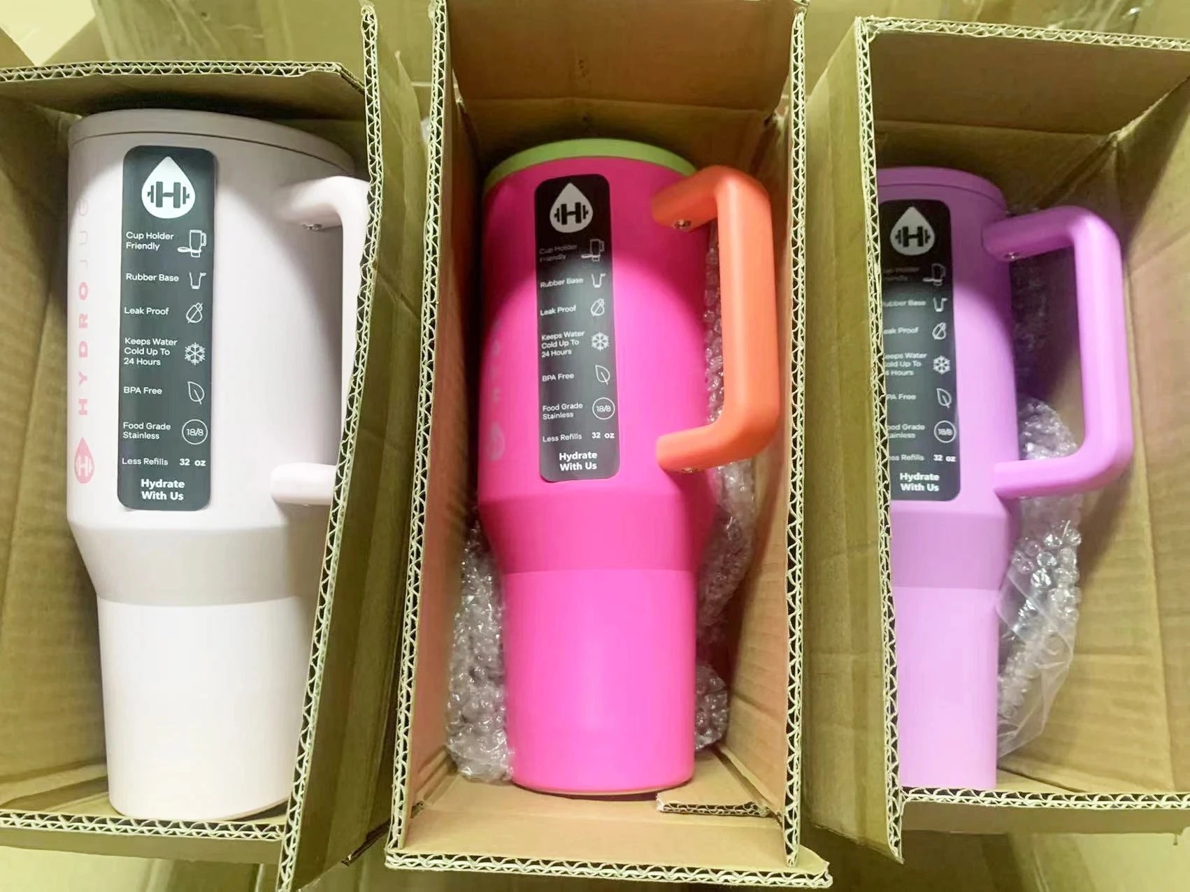 ELMAS HydroJug Tumbler 32OZ/40OZ Vacuum Insulated Mug - Al Masam Stationery LLC