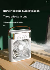 ELMAS New 3 In 1 Portable Humidifier Fan For Home - Al Masam Stationery LLC