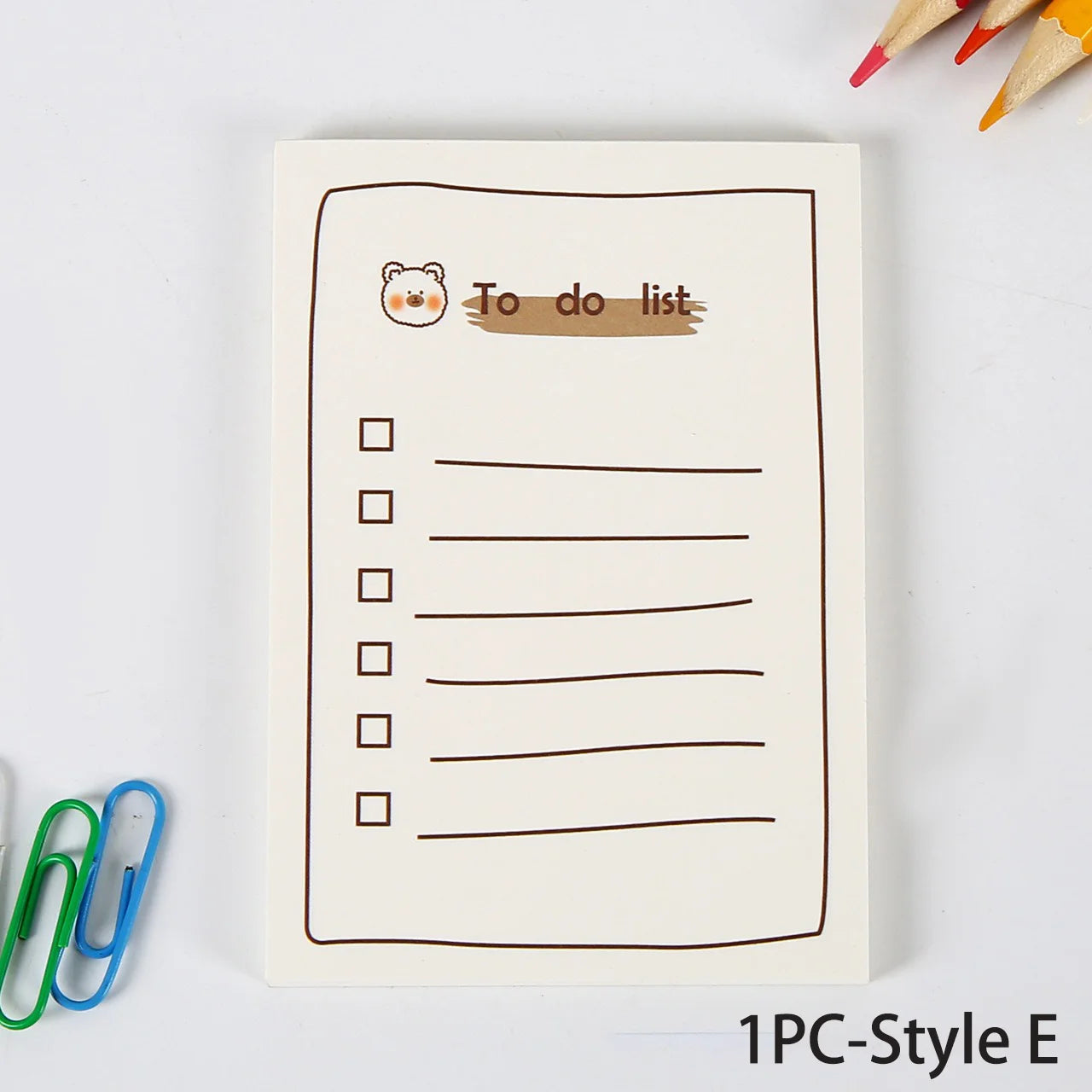 ELMAS Simple Memo Pad Tearable Kawaii Fruit Notes - Al Masam Stationery LLC