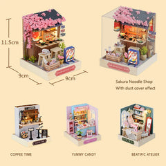 ELMAS Creative Mini Dollhouse 3D Puzzle Kit for Home Decor