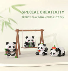 ELMAS Creative Panda Building Blocks for Kids' Fun