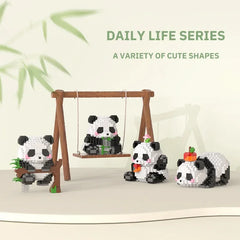 ELMAS Creative Panda Building Blocks for Kids' Fun