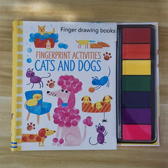 ELMAS Creative Fingerprinting & Stamping Art Book