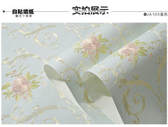 ELMAS Floral Wallpaper Self-Adhesive Warm Girl Room Decor - Al Masam Stationery LLC
