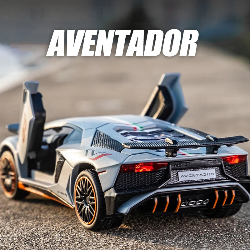 ELMAS 1:32 Lamborghini Aventador SVJ Diecast Model Car - Al Masam Stationery LLC
