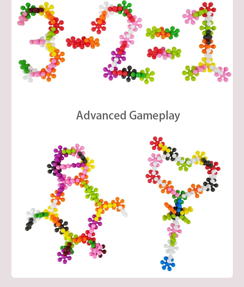 ELMAS Colorful Plum Blossom Building Blocks for Kids - Al Masam Stationery LLC