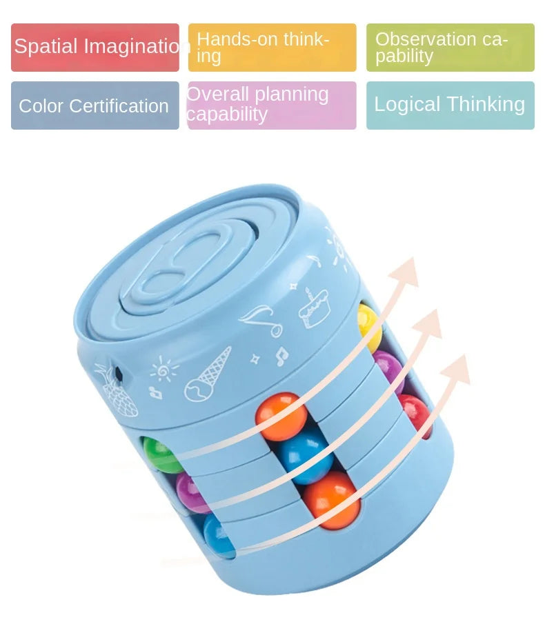 ELMAS Magic Rotating Bean Puzzle Toy for Kids Fun - Al Masam Stationery LLC