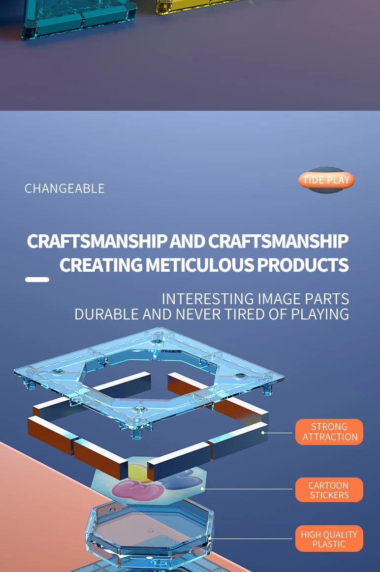 ELMAS Creative Magnetic Building Tiles for Kids - Al Masam Stationery LLC