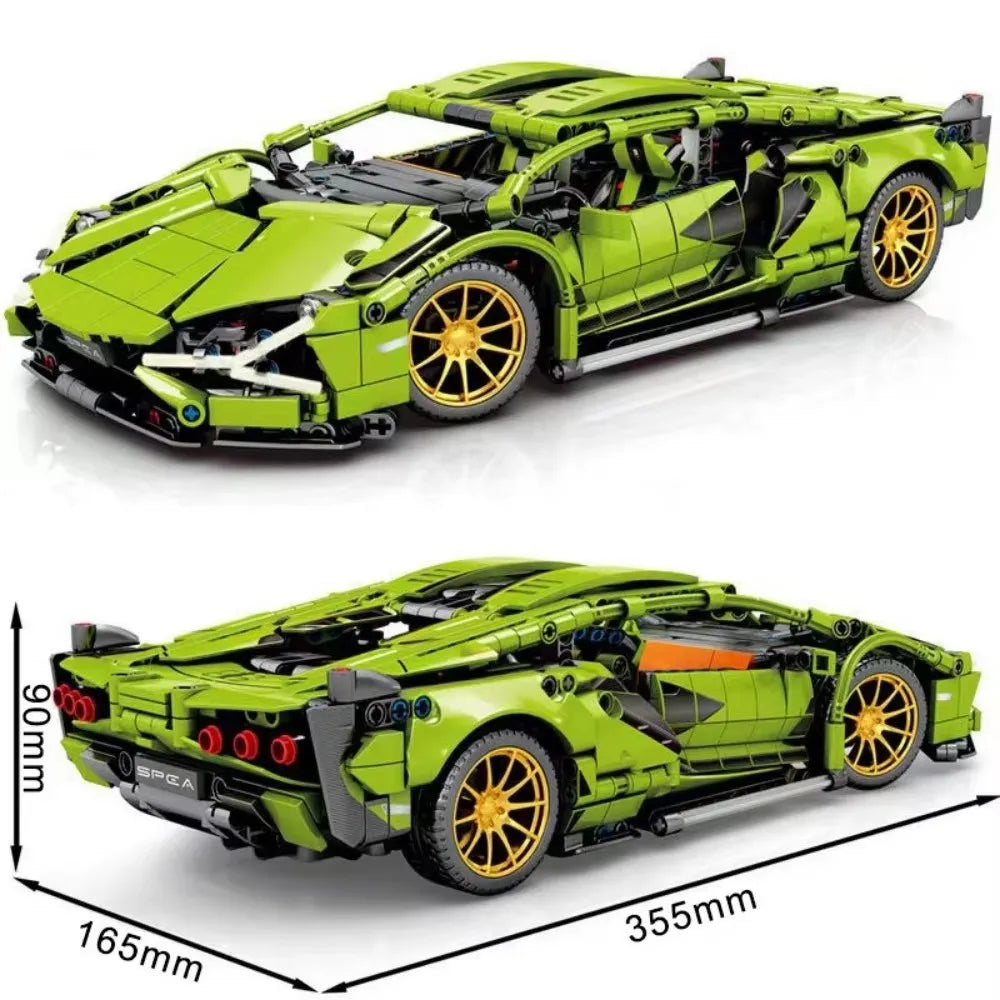 ELMAS Ultimate Supercar Building Blocks Set for All Ages - Al Masam Stationery LLC
