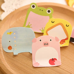 1Pcs 20Sheets Sticker Cute Kawaii Animal Sticky Notes Notepad Self Adhesive Memo Pads Bookmark Office School Supply Stationery