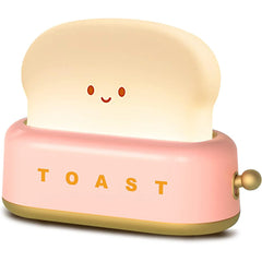 ELMAS Kawaii Bread Toast LED Night Light for Home Decor