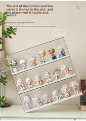 ELMAS Acrylic Storage Box Dustproof Cabinet for Home Goods