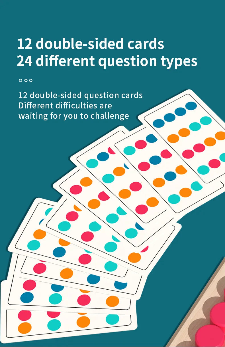 ELMAS Montessori Wooden Color Shape Matching Game Board - Al Masam Stationery LLC