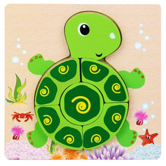 ELMAS Colorful 3D Animal Puzzle for Early Learning